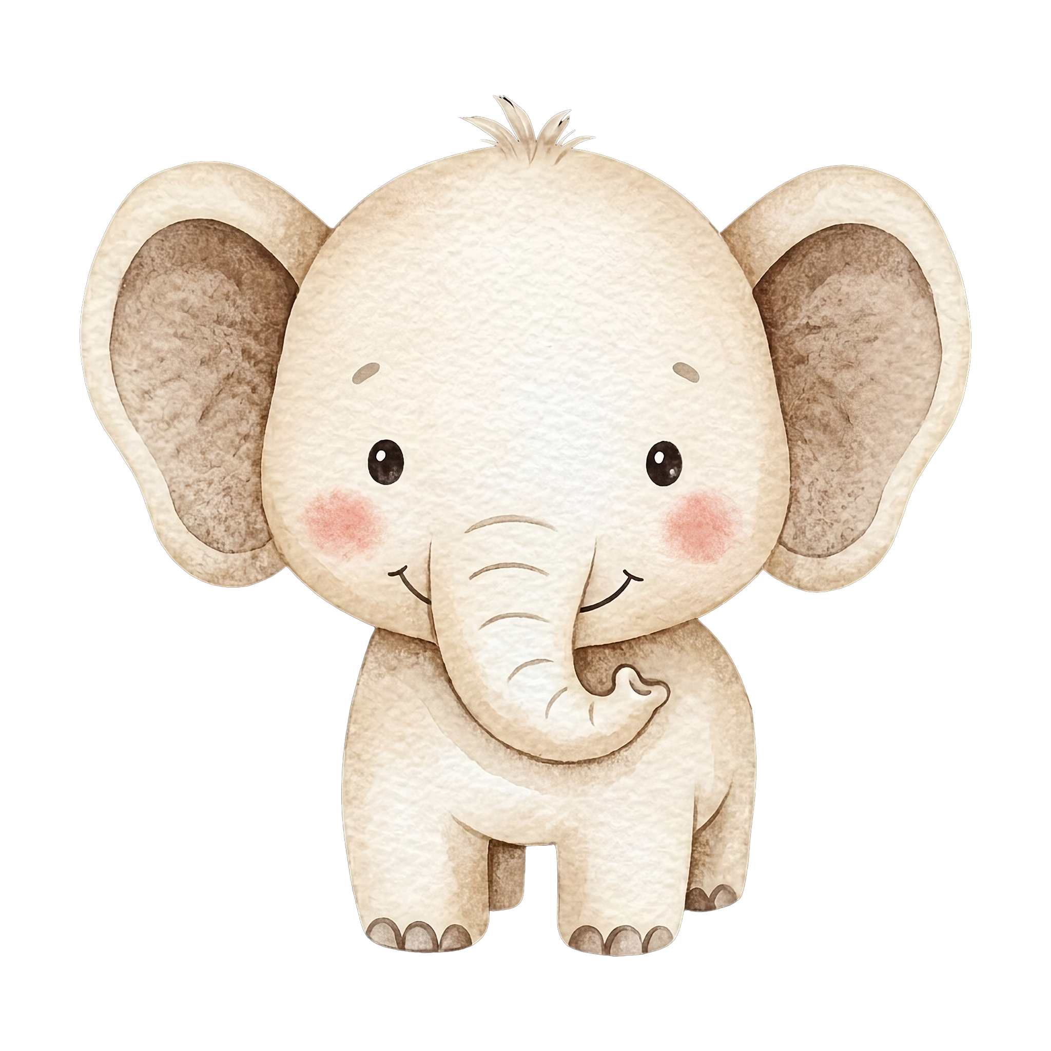 Słonik dekoracja wielkoformatowa na baby shower roczek safari pcv tektura