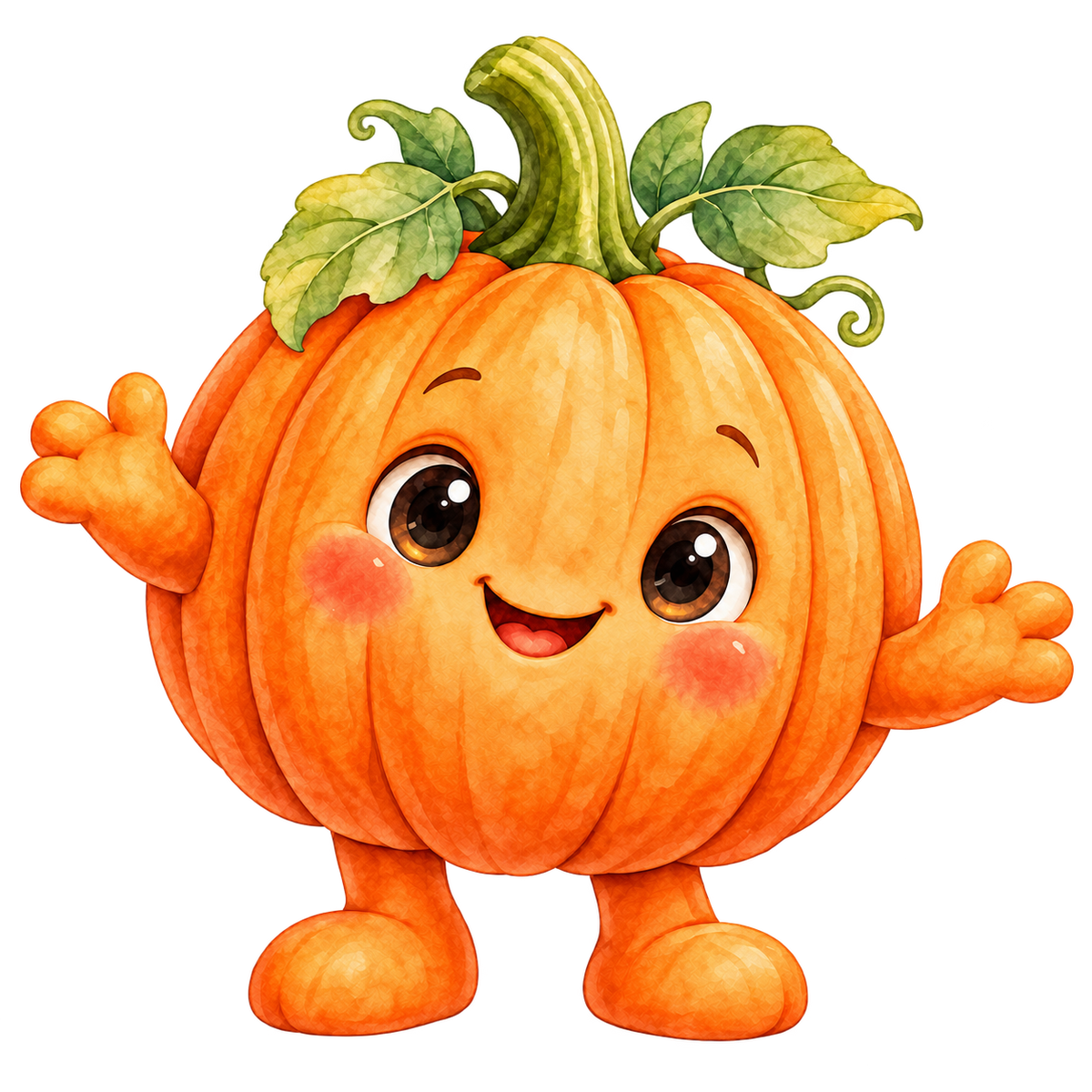 Pastelowa dynia Halloween – dekoracja wielkoformatowa na ściankę